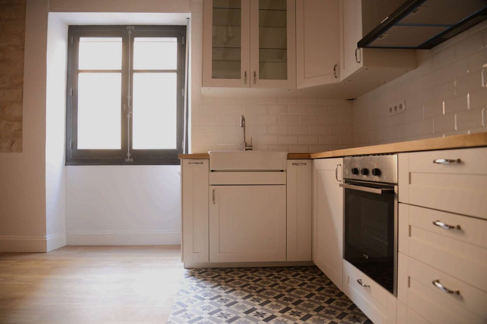 Cocina reformada, otro ángulo