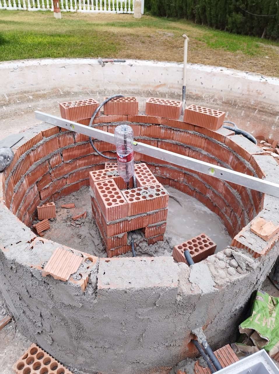 Fuente en obra